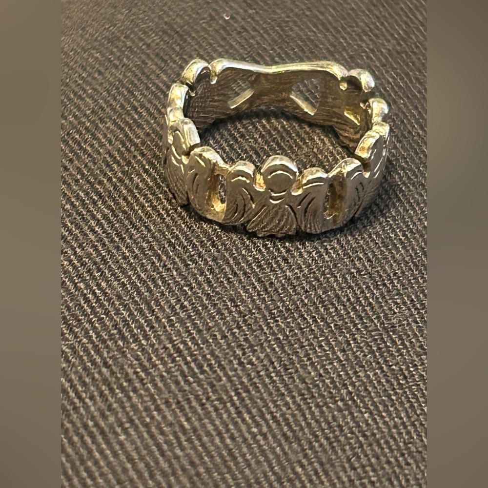 925 Silver Angel ring size5